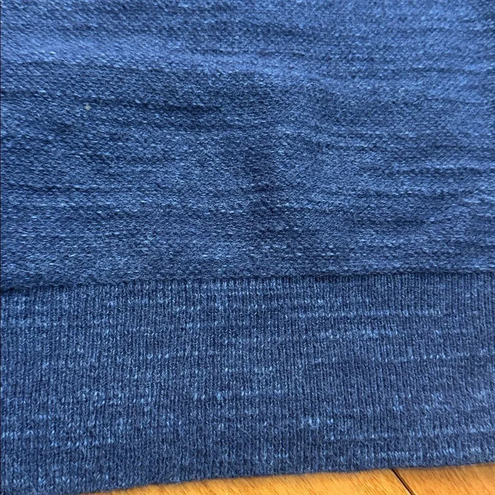 J. Crew Men's Deep Blue Crewneck Cotton Sweater Size L‎